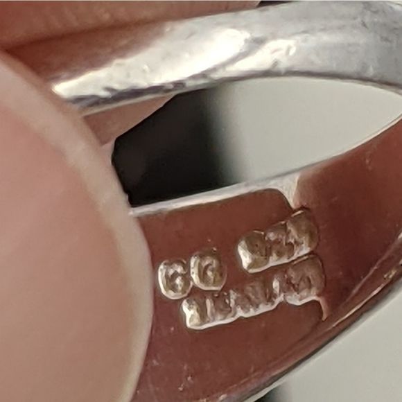 Sterling Silver 925 Fish Christian Ring Sz 5.5 - Picture 4 of 9